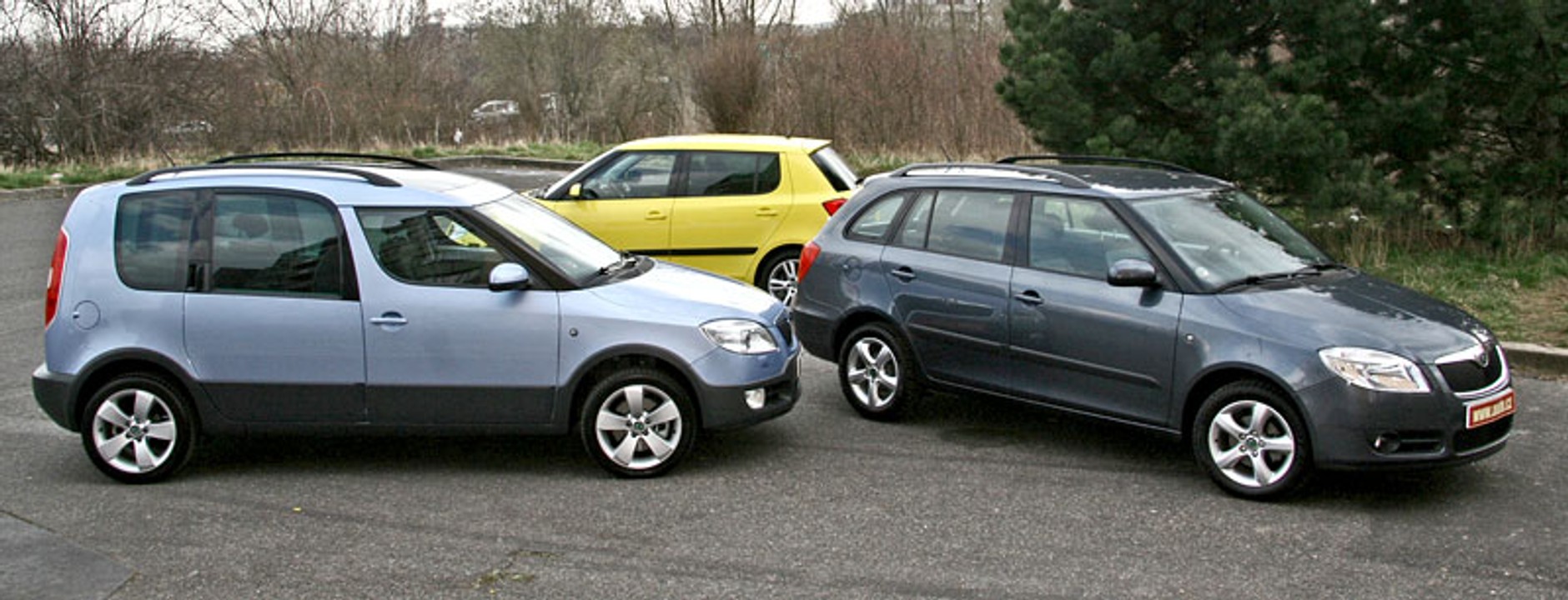 Škoda Fabia vs. Fabia Combi vs. Roomster – braterski pojedynek