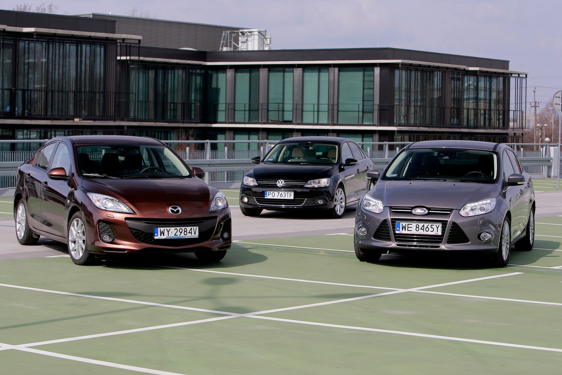 Ford Focus, Mazda 3, VW Jetta
