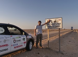 Elektryczny Nissan Leaf pokonał Afrykę