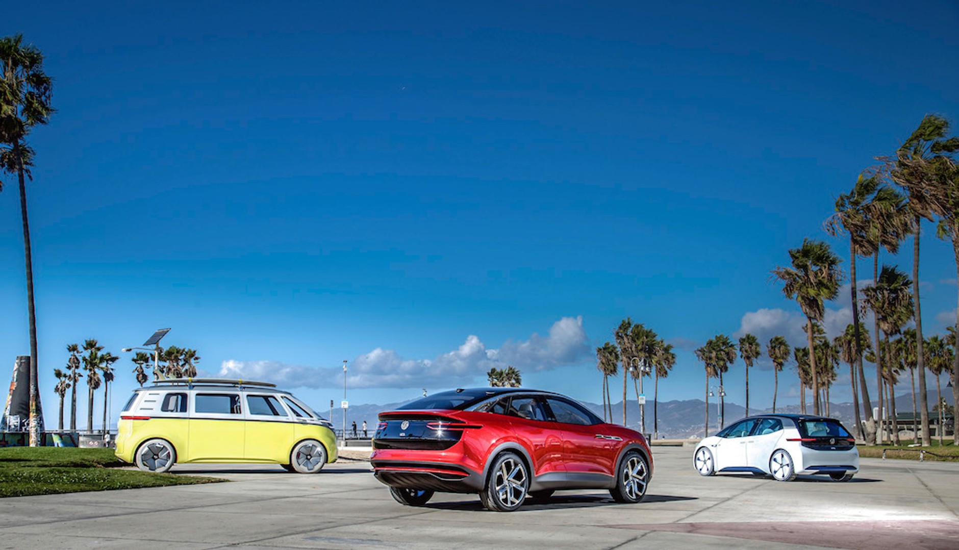 Elektryczne prototypy VW w Los Angeles