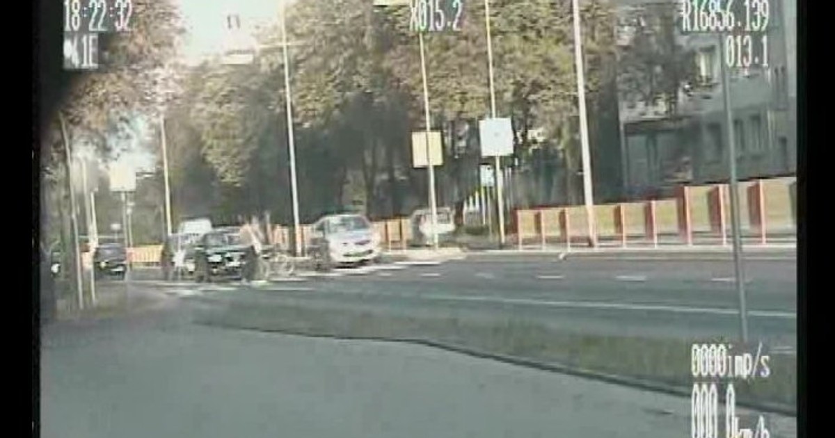 O krok od potrącenia