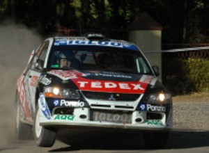 Rajd Barbórka 2009: Michał Bębenek - ukłon dla kibiców i sponsorów