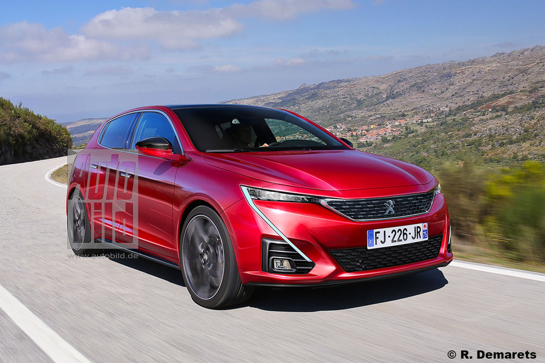 Nowy Peugeot 308 - wizualizacja