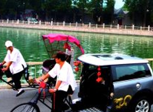 Pekin 2008: Mini w wersji...riksza