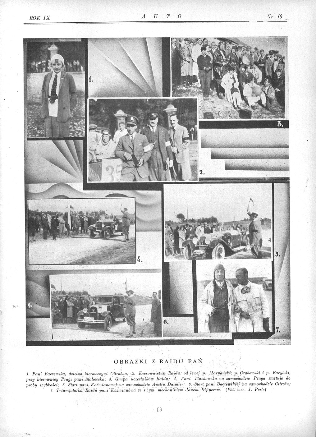 Samochodowy rajd pań