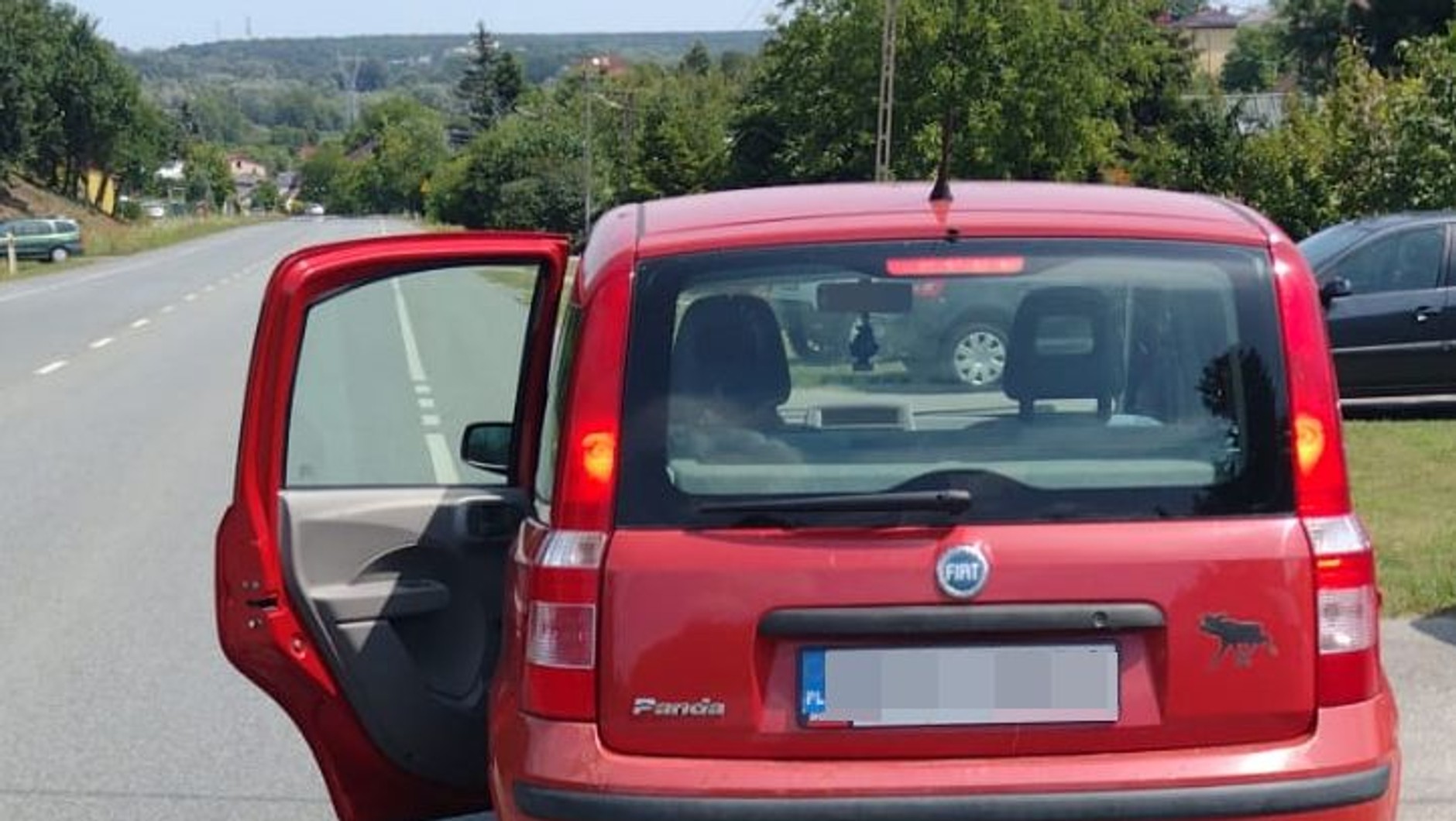 Samochód prowadzony przez 71-latkę, który zatrzymała policja