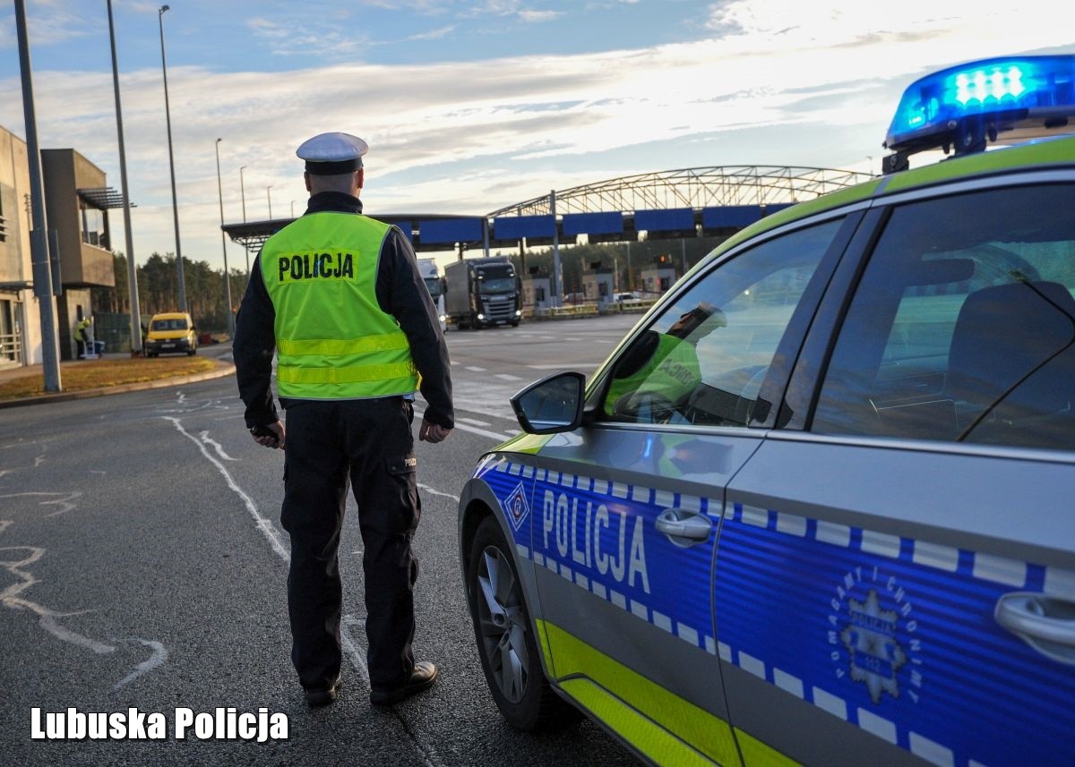 Kontrola trzeźwości na A2 i S3