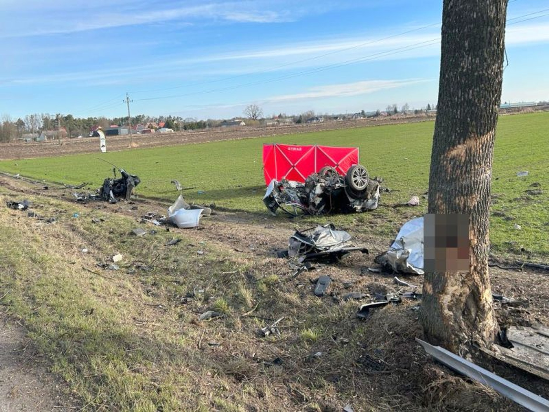 Tragiczny wypadek drogowy w Tuligłowach