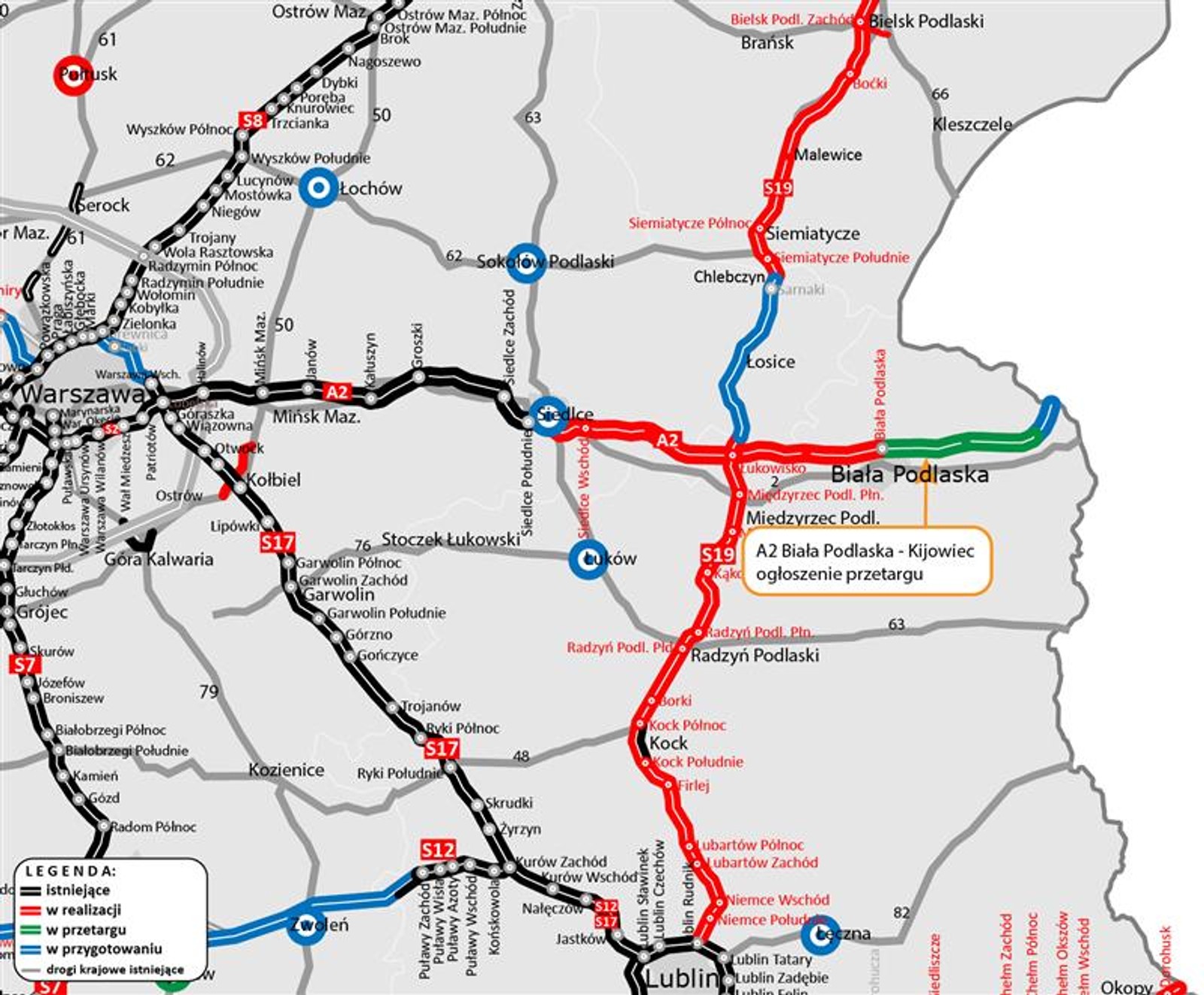 Autostrada A2 Biała Podlaska - Kijowiec