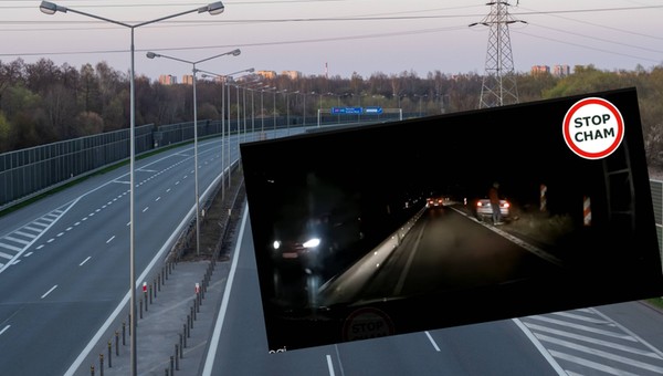 Chciał się popisać i skończył w barierach