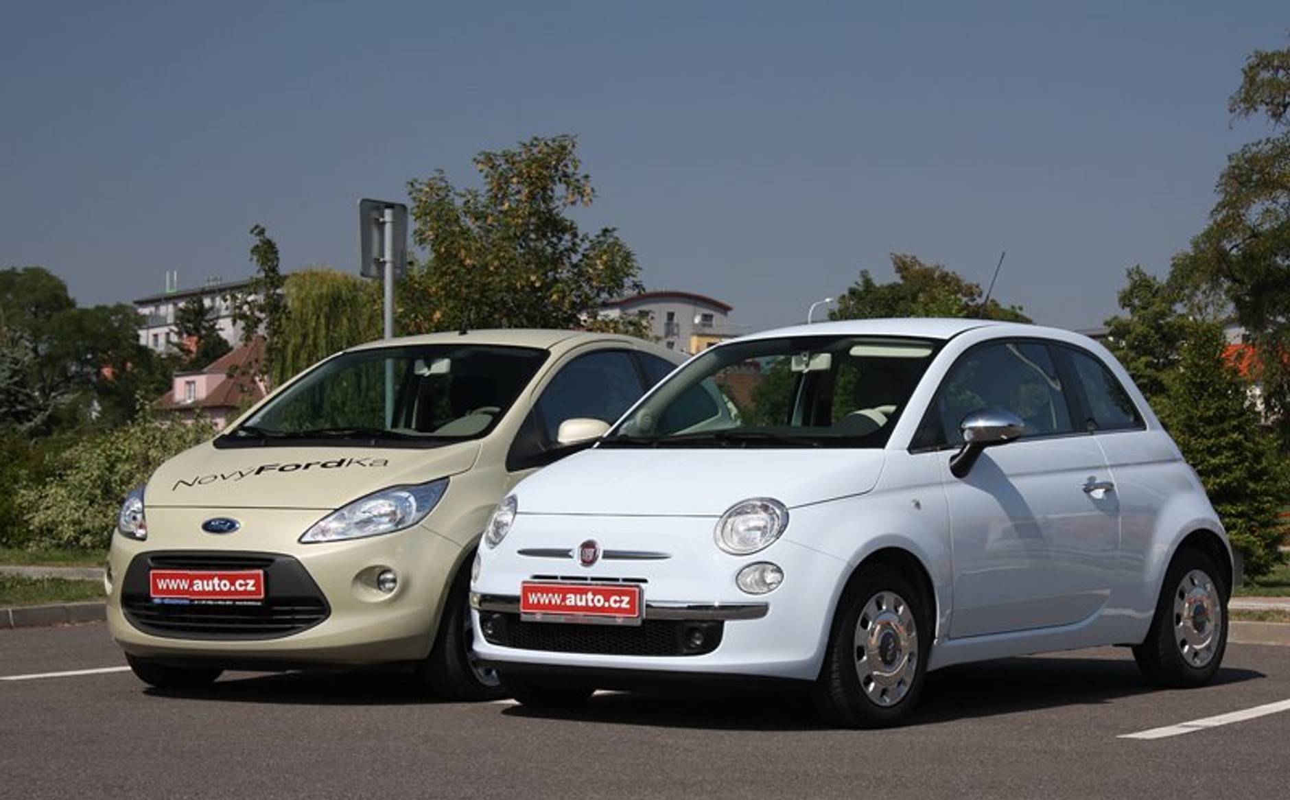 Test: Fiat 500 1,2 (51 kW) vs. Ford Ka 1,2 (51 kW) – Malá piva