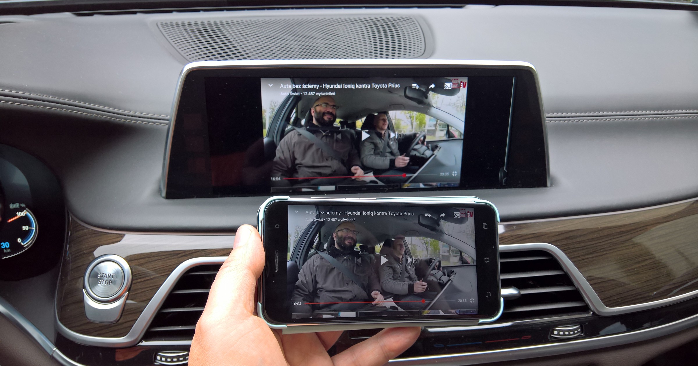 Screen Mirroring w BMW z telefonu Asus Zenfone 3