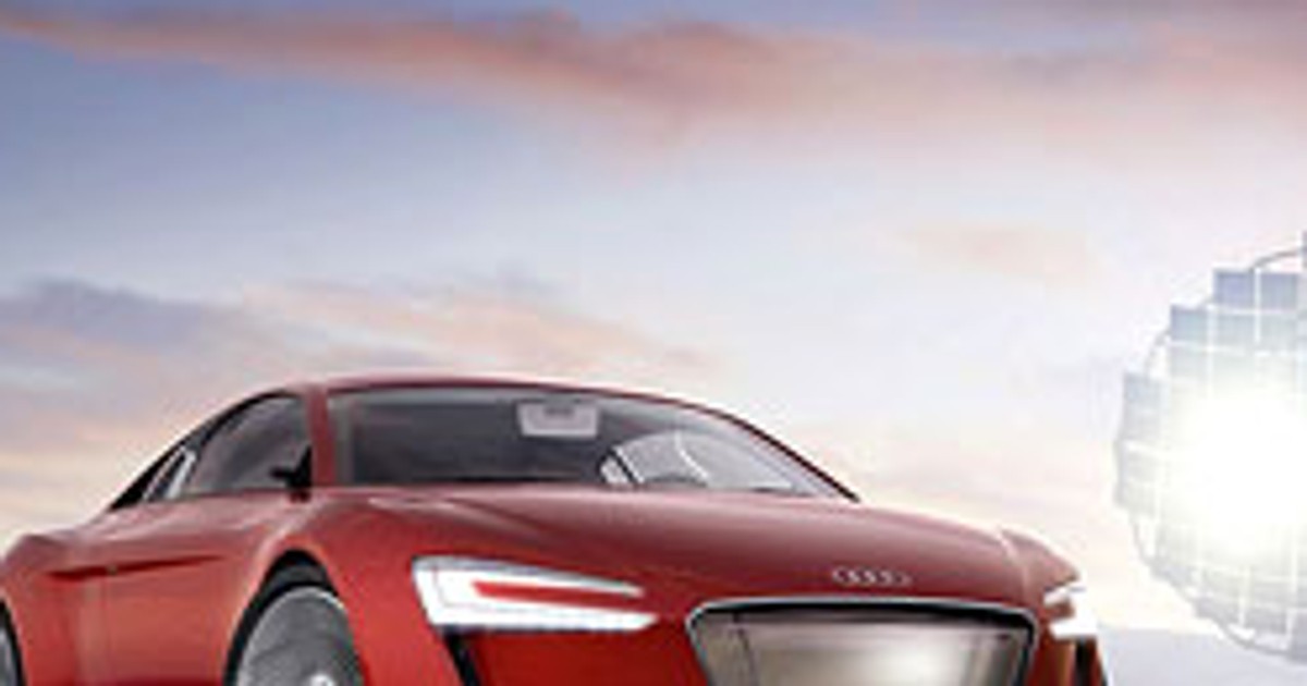 IAA Frankfurt 2009: Audi e-tron: R8 z 4 silnikami elektrycznymi