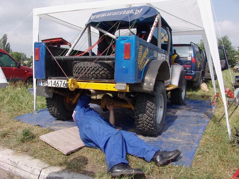 Polskie Safari 2007: w upale i piasku (fotogaleria)