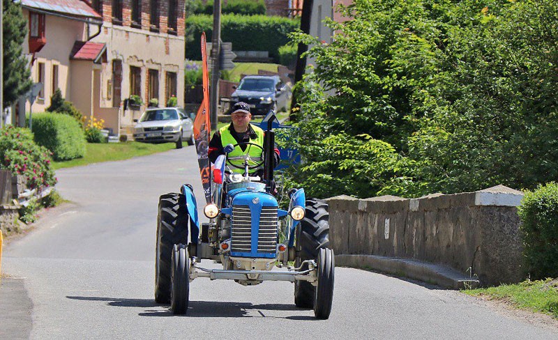 Zetor 25 na trasie do Skandynawii