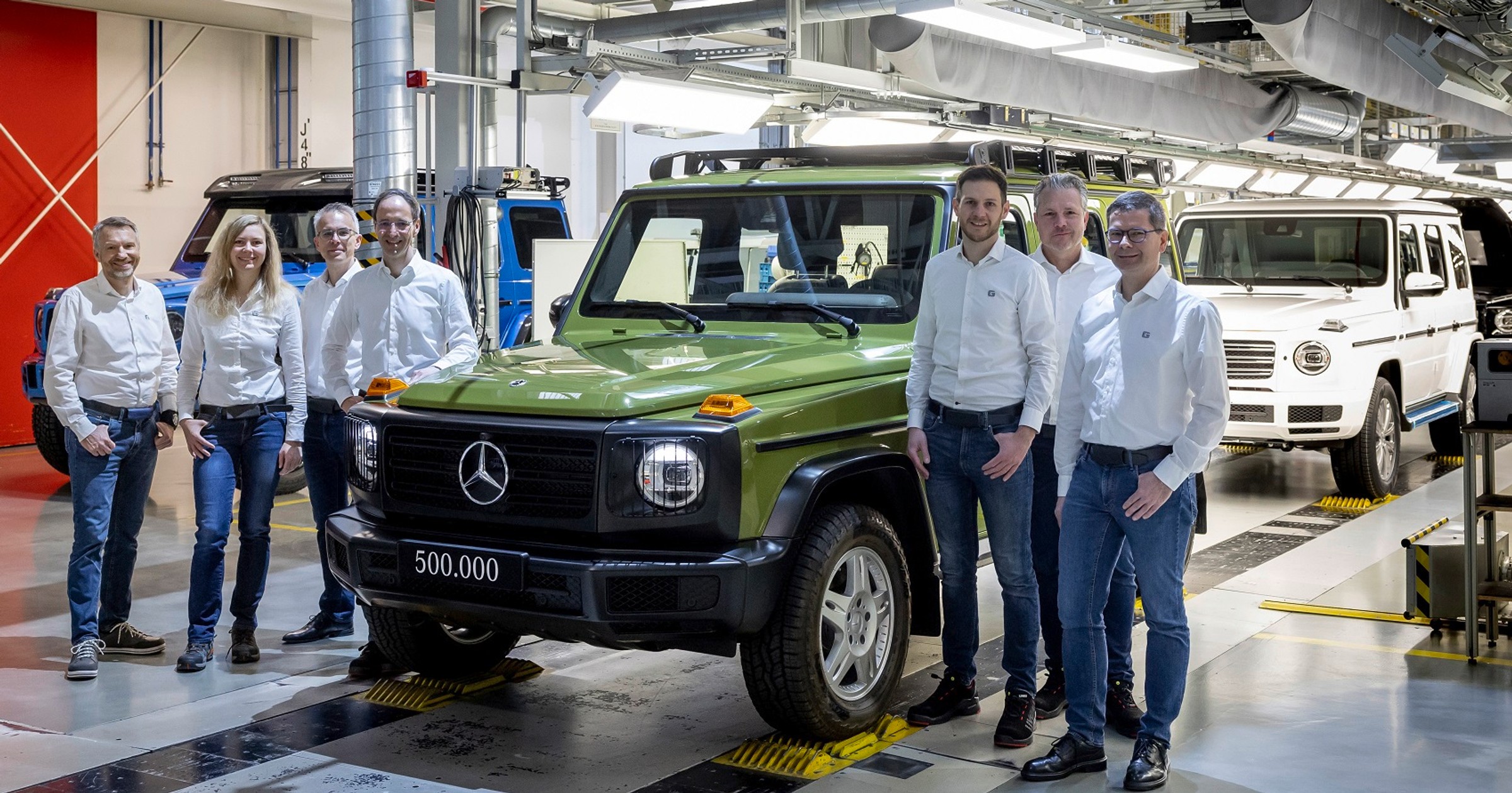 Wyjątkowy, 500-tysięczny egzemplarz Mercedesa Klasy G