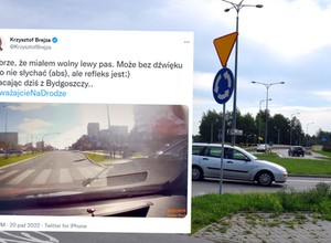 Krzysztof Brejza uniknął kolizji. Refleks polityka jest godny uznania [WIDEO]