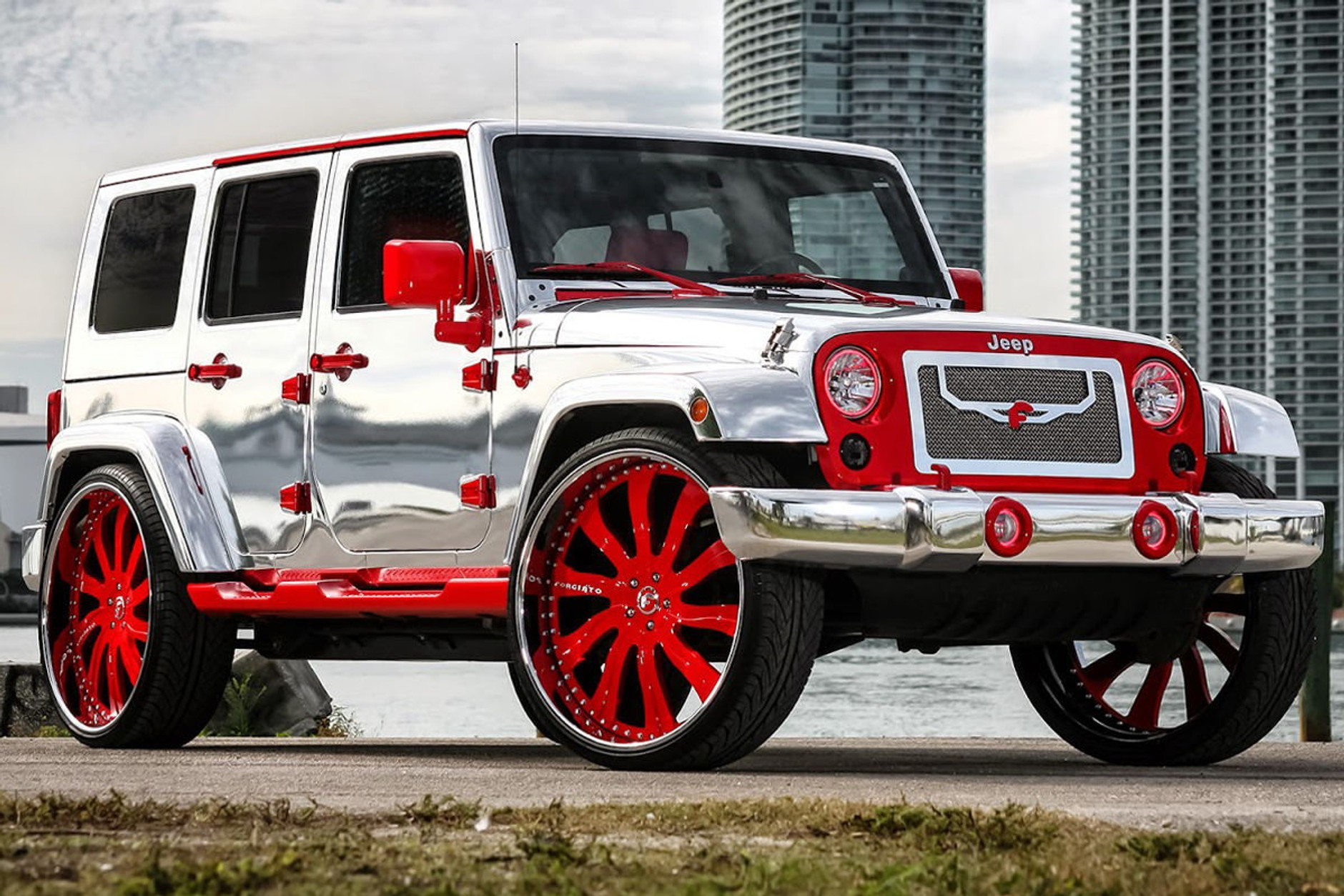 Jeep Wrangler z Forgiato Wheels