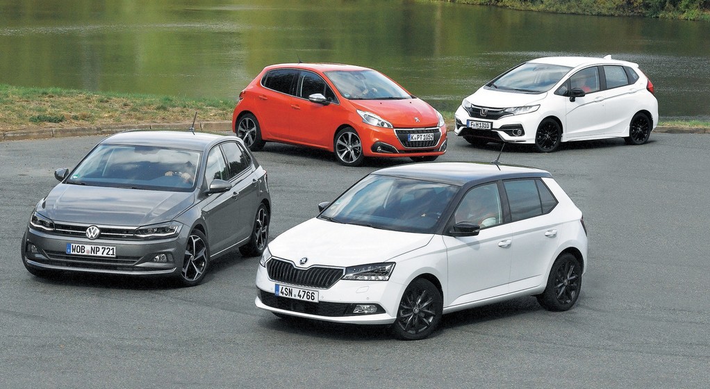 Małe, ale z pazurem - porównanie: Honda Jazz, Peugeot 208, Skoda Fabia i VW Polo