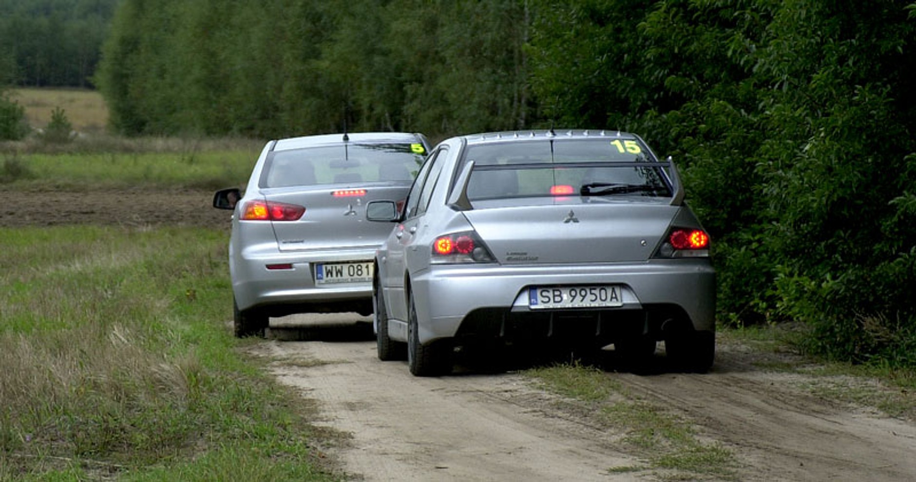 Rajd Orlen 2008: tak zapoznawali się z trasą (fotogaleria)