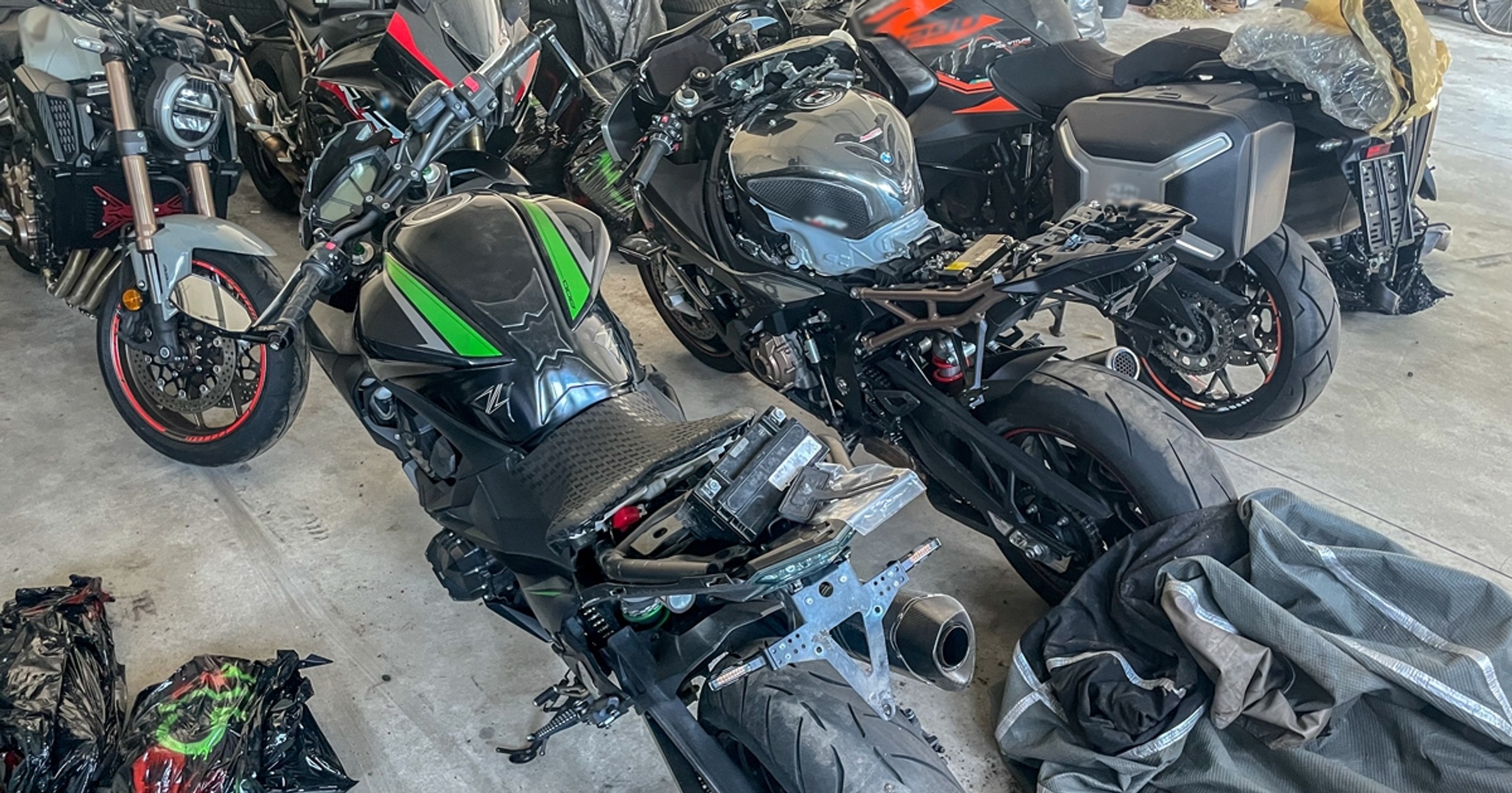 Policja odzyskała skradzione w Niemczech motocykle. Łączna wartość jednośladów to ok. 240 tys. zł