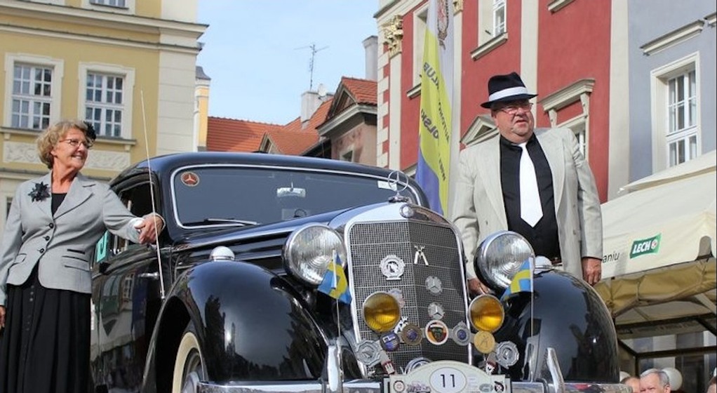Rajd pojazdów zabytkowych w Poznaniu