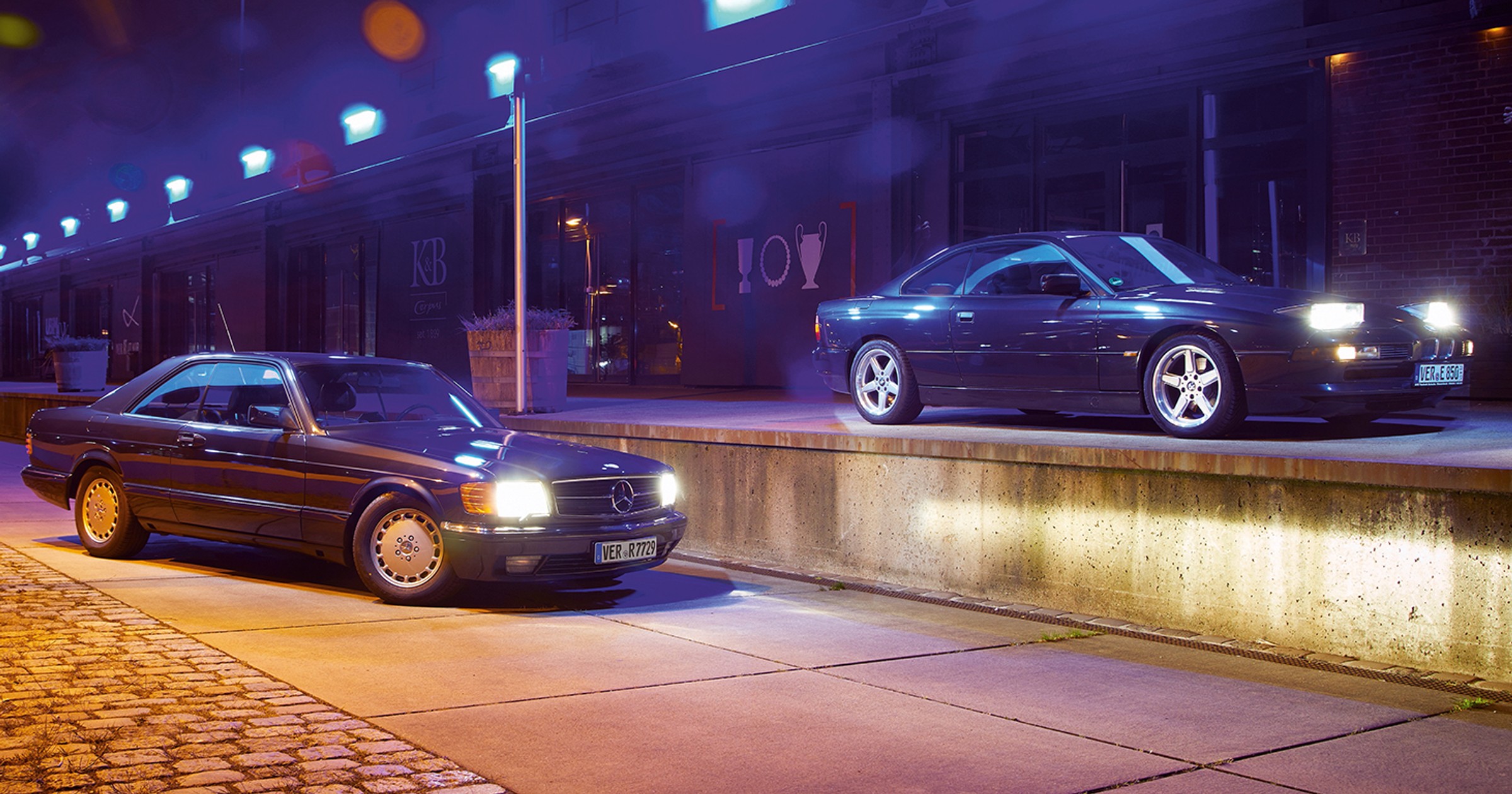 BMW 850i kontra Mercedes 560 SEC