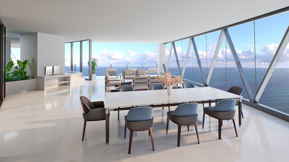 Apartamenty Bentley Residences w Miami z windą samochodową