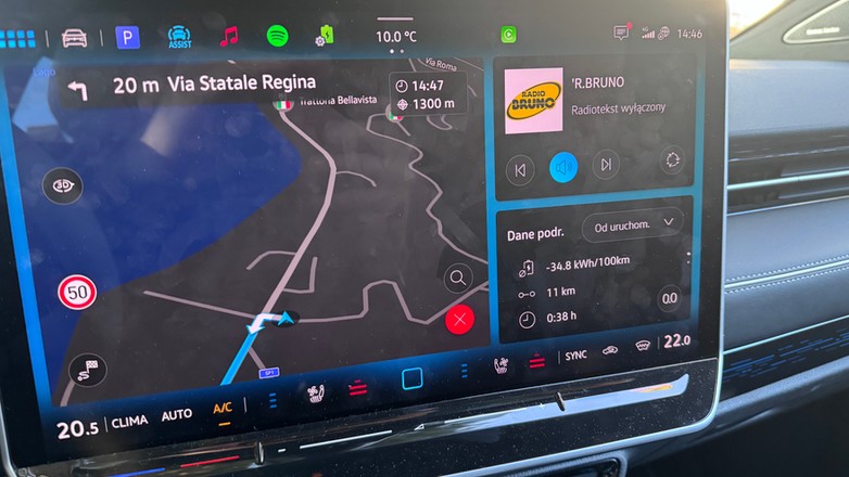 Zużycie energii na minusie podczas jazdy samochodem