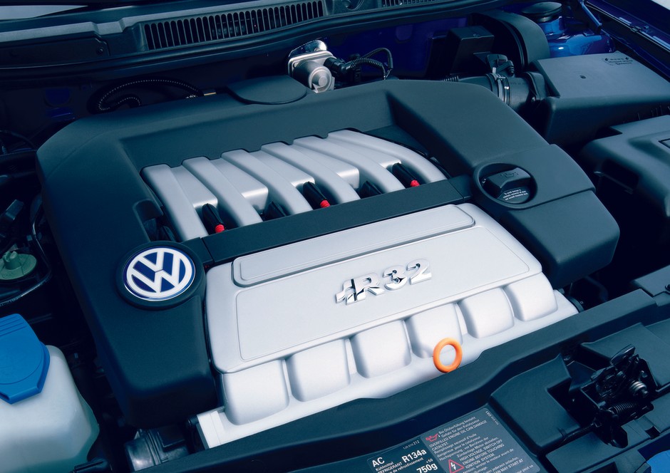 Silnik VR6 w Golfie R32