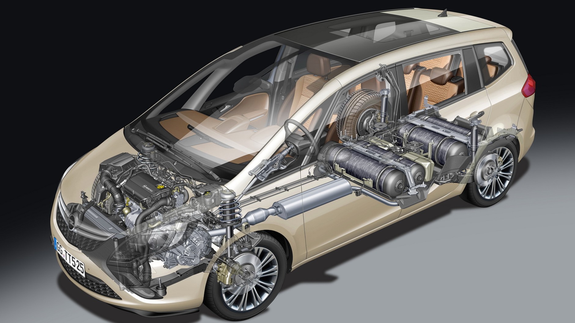 Używany Opel Zafira Tourer (od 2011 r.) - technika