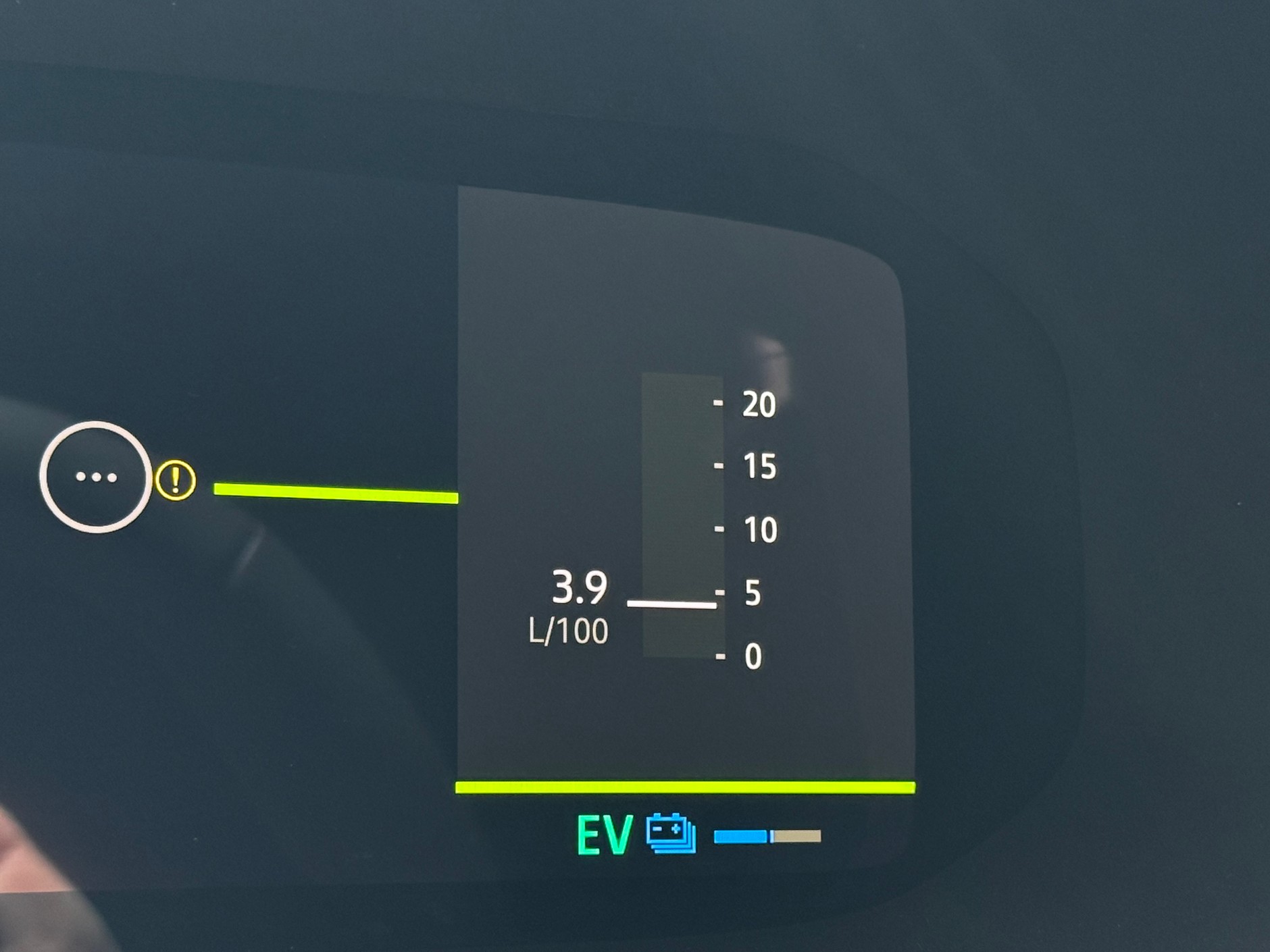 Średnie zużycie paliwa osiągnięte przez nas w dużo większej Dacii Bigster z układem Hybrid 155