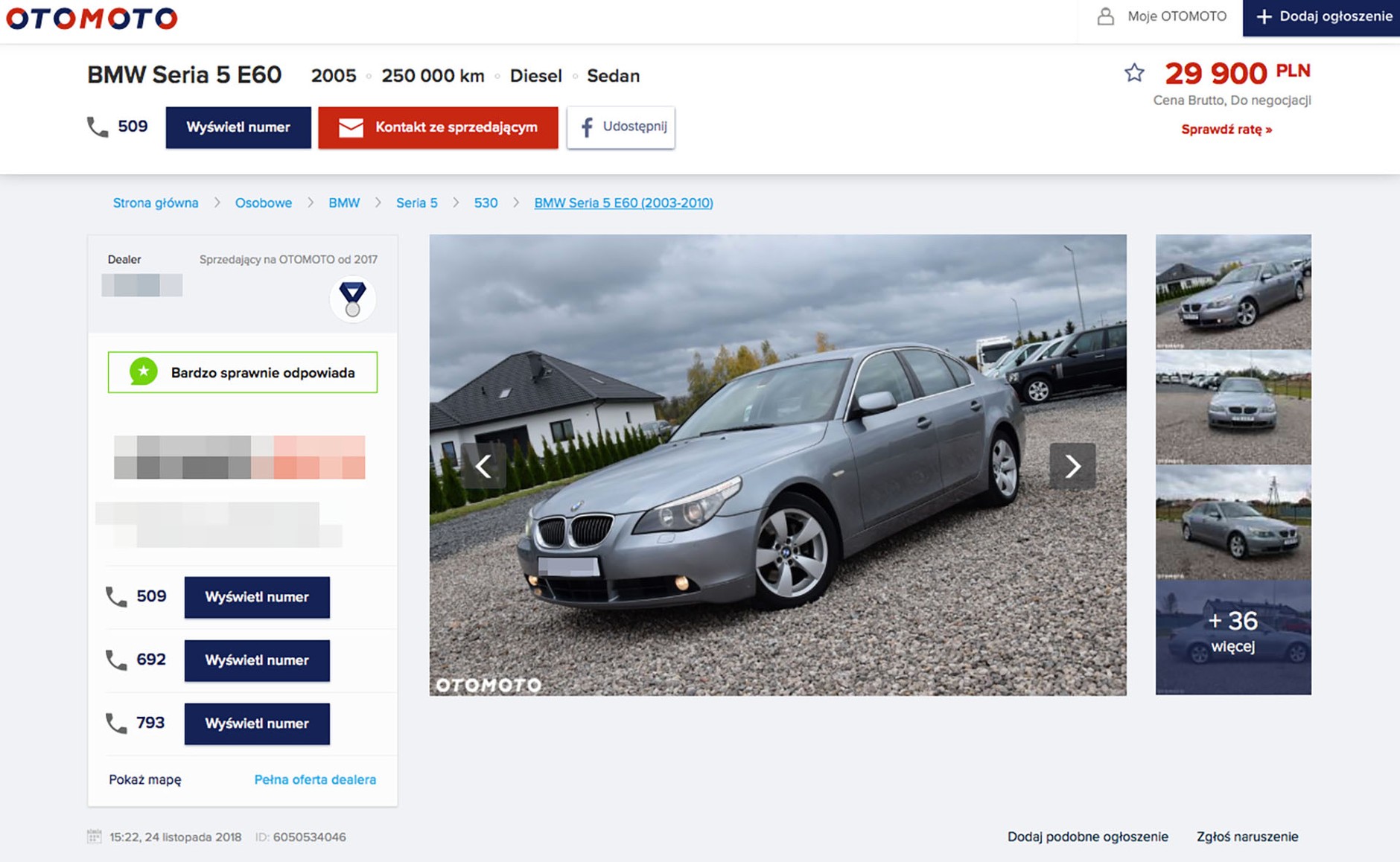 Auto z ogłoszenia - BMW 530d