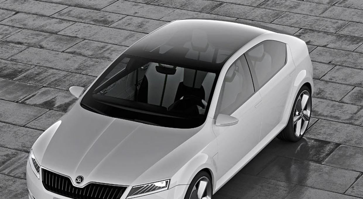 Škoda z nowym modelem i logo