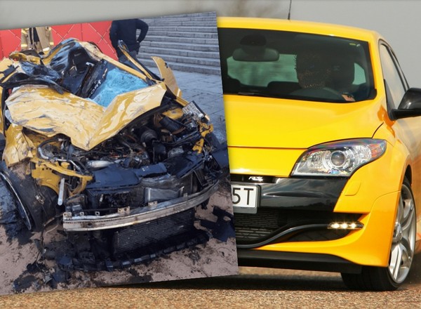 Tragiczny wypadek w Krakowie. Jak szybko jechało żółte Renault Megane RS?