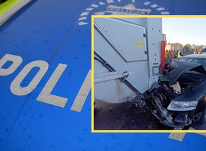 19-latek wjechał prosto w śmieciarkę. Jest nagranie