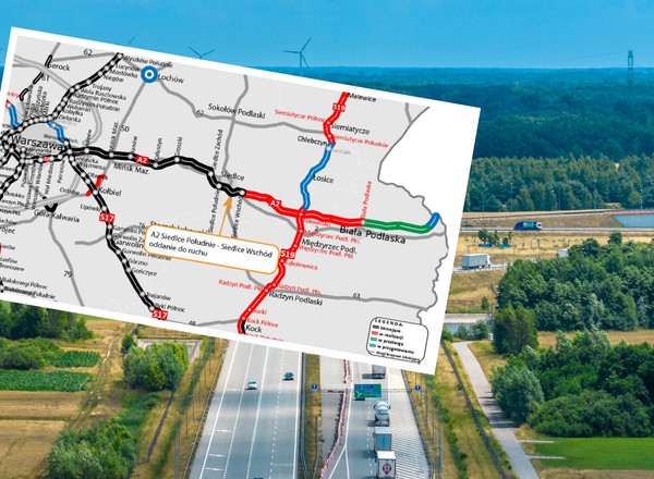 Kolejny odcinek autostrady A2 otwarty. GDDKiA mówi, co się dzieje dalej na wschód