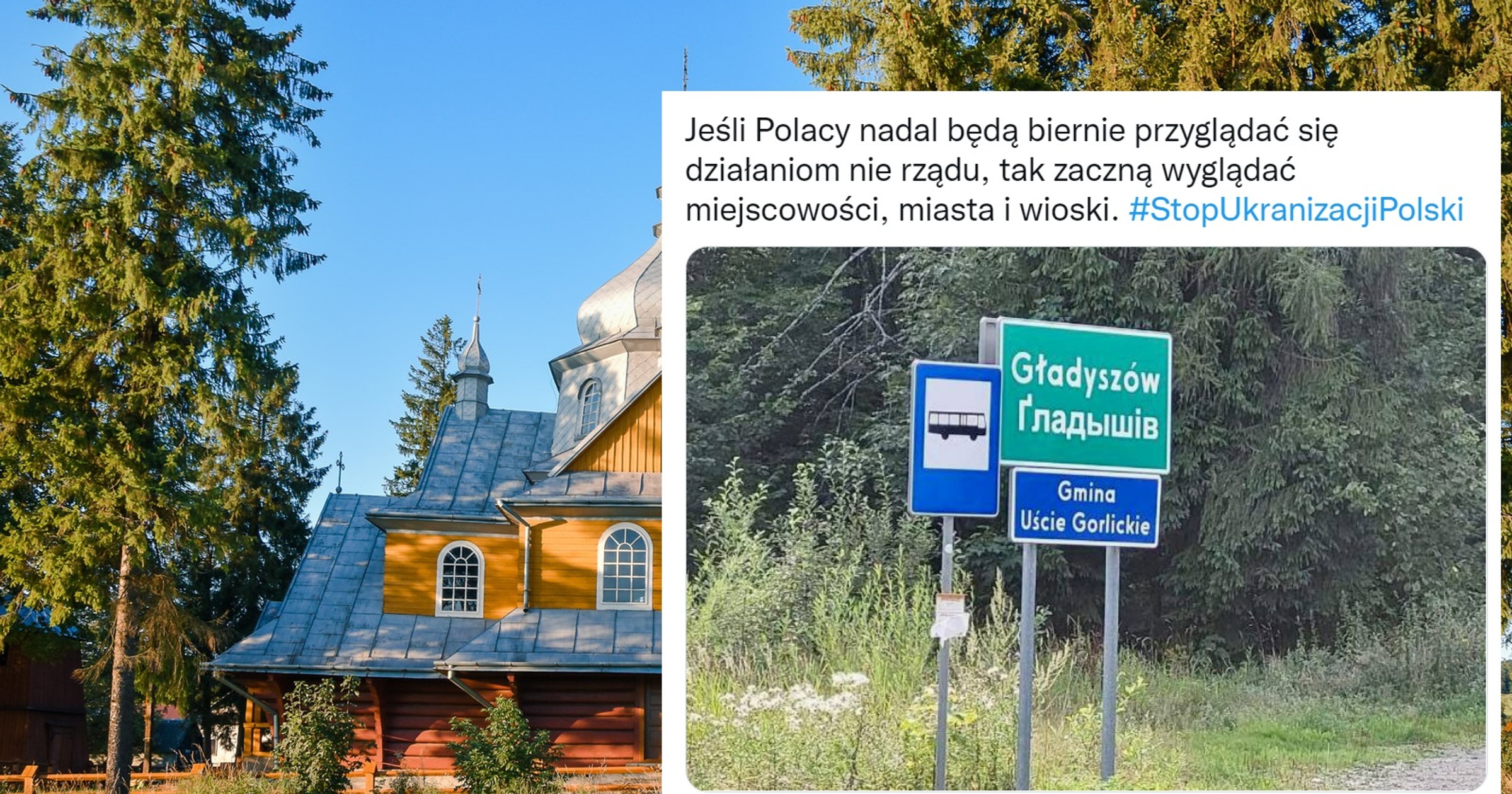 Polskie znaki z ukraińskimi podpisami? Nic z tych rzeczy, ale w sieci burza 