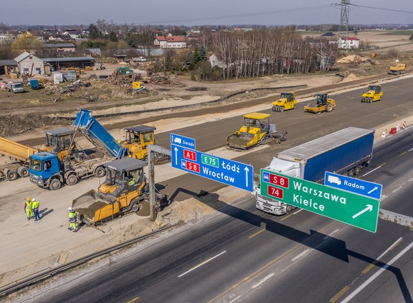 Na budowanej autostradzie A1 będzie odcinkowy pomiar prędkości