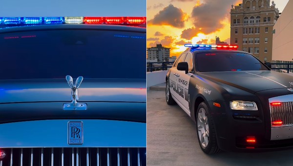 Rolls-Royce Ghost w policji Miami
