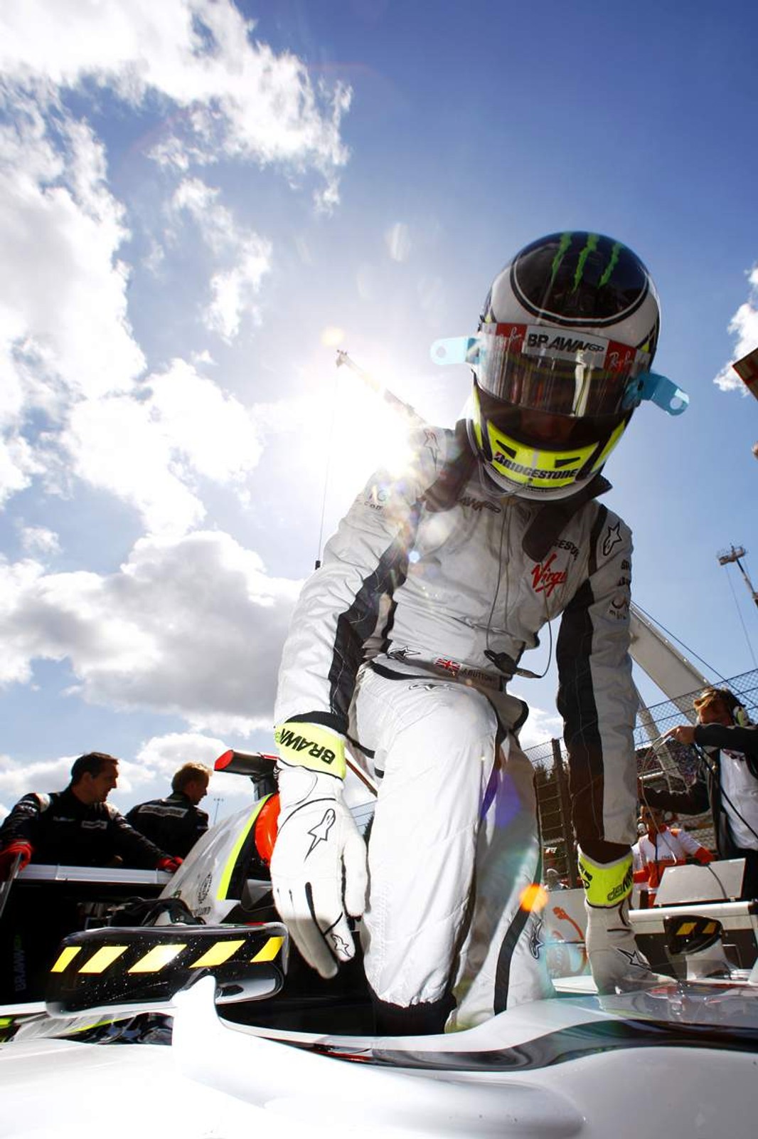 Grand Prix Belgii 2009: dwie gwiazdy wyścigu - Raikkonen i Fisichella (fotogaleria)