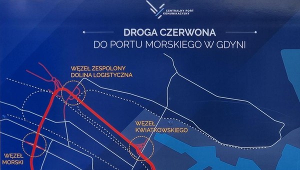 Droga Czerwona do portu morskiego w Gdyni. Ruszył pierwszy etap inwestycji