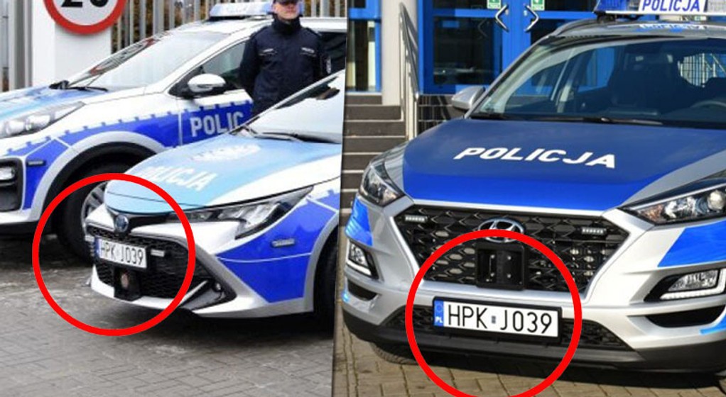 Policjanci z Jarosławia duplikują radiowozy? Tylko na potrzeby uroczystości
