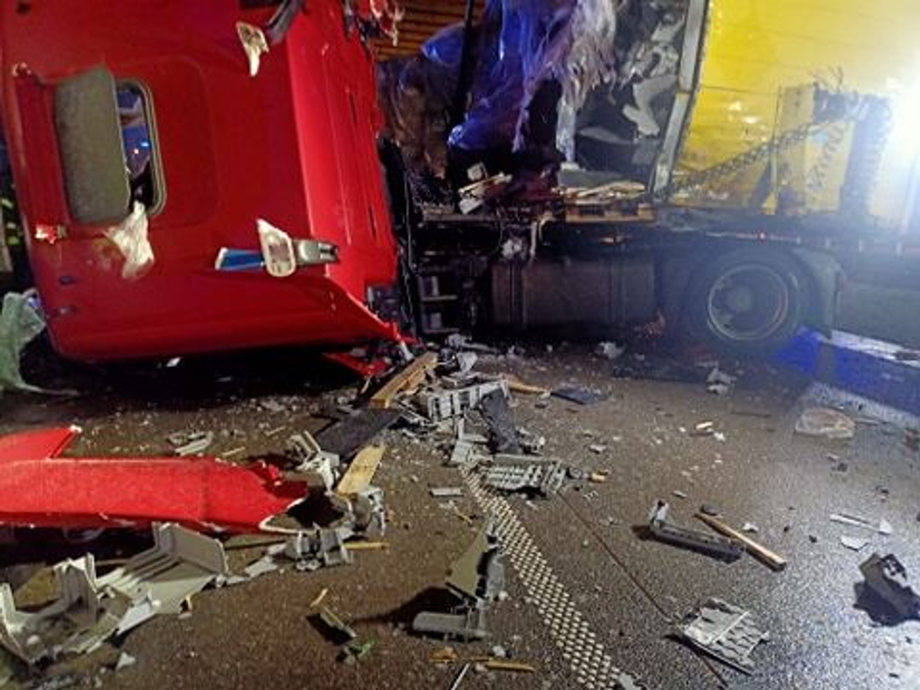 Wypadek na autostradzie A1