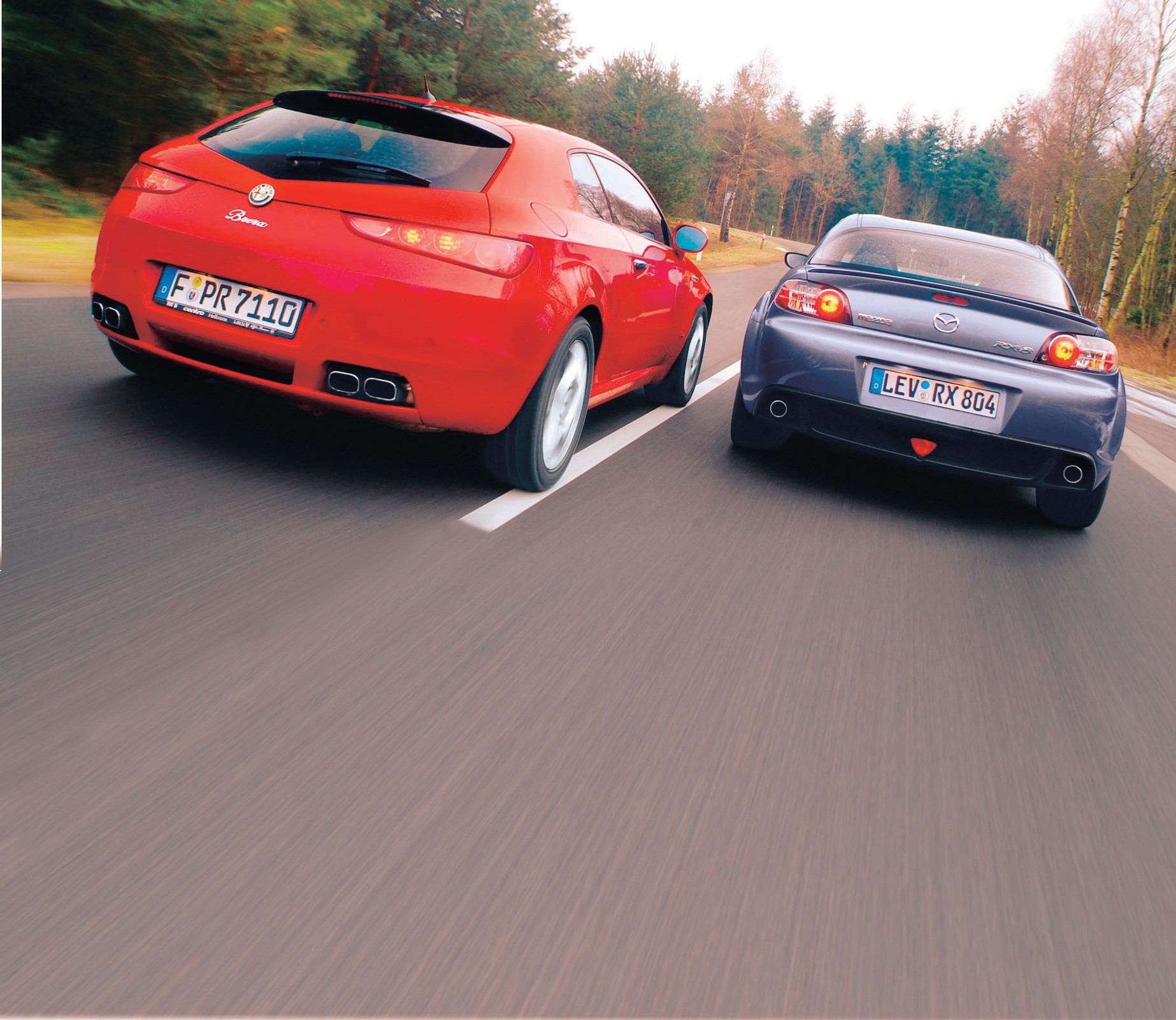 Alfa Romeo Brera kontra Mazda RX-8