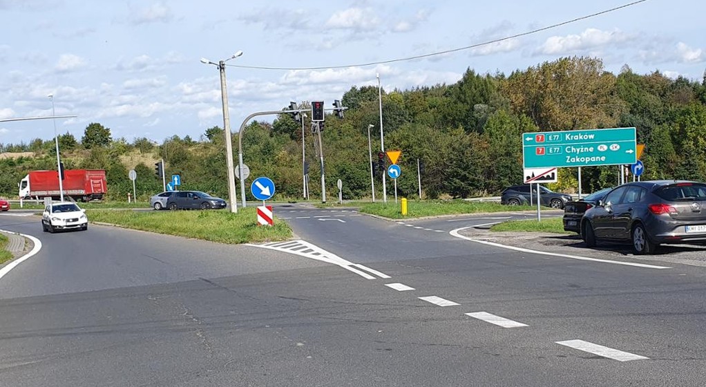 GDDKiA szykuje się do przebudowy skrzyżowania na zakopiance