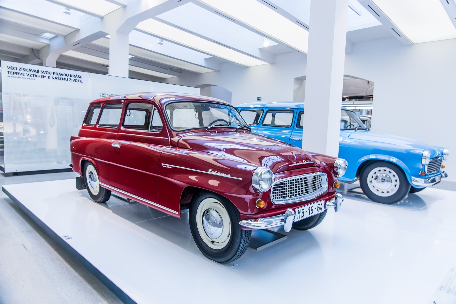 klasyczna Škoda Octavia w ŠKODA Muzeum Mladá Boleslav