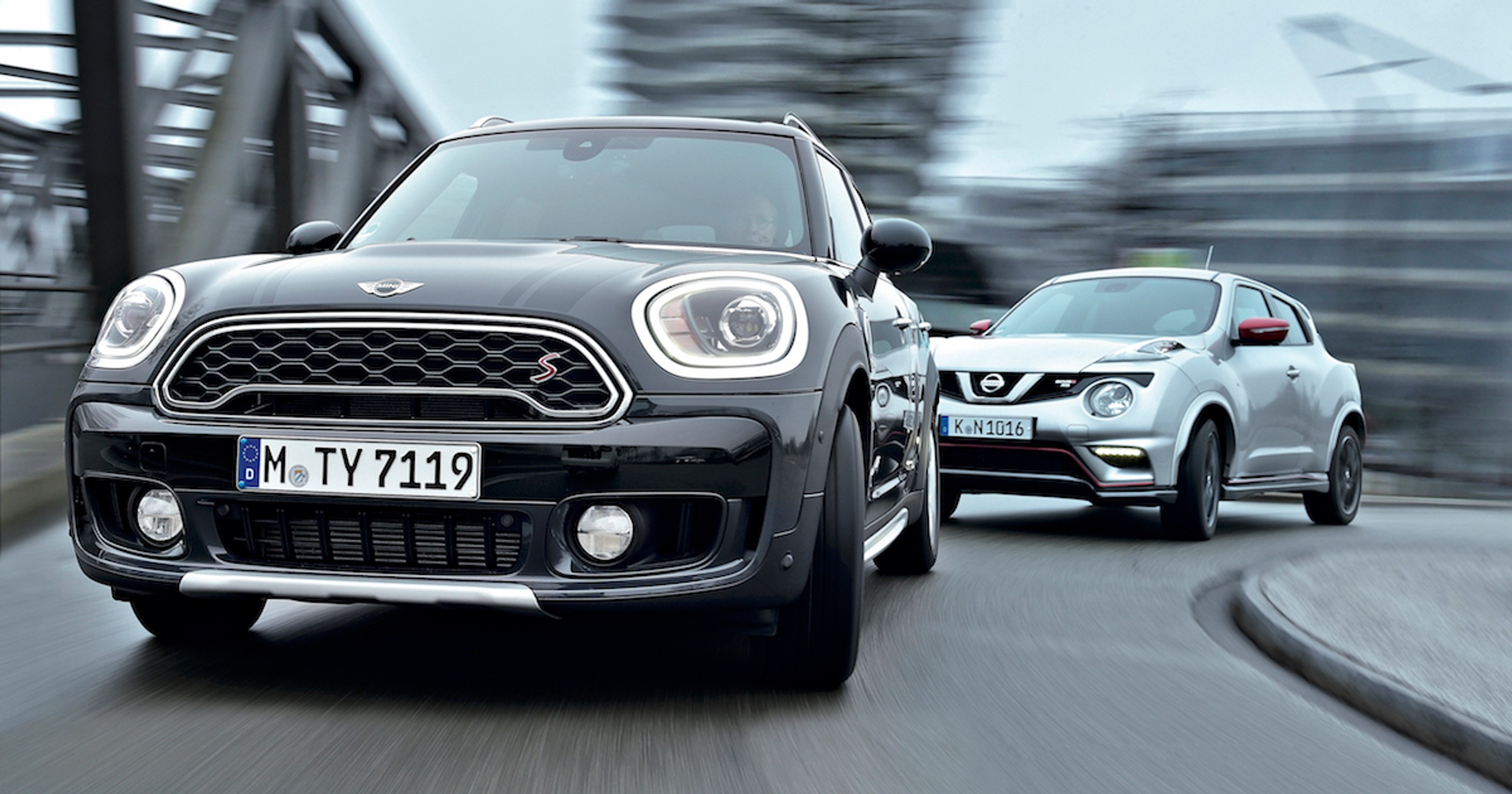 Mini Countryman Cooper S kontra Nissan Juke Nismo RS