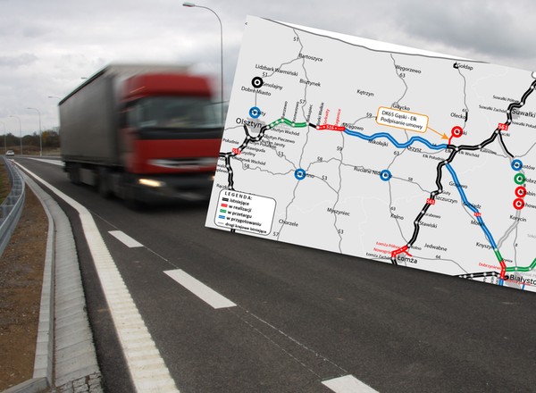 Gruntownie przebudują ważną drogę krajową. Remont DK65 wchodzi w nową fazę