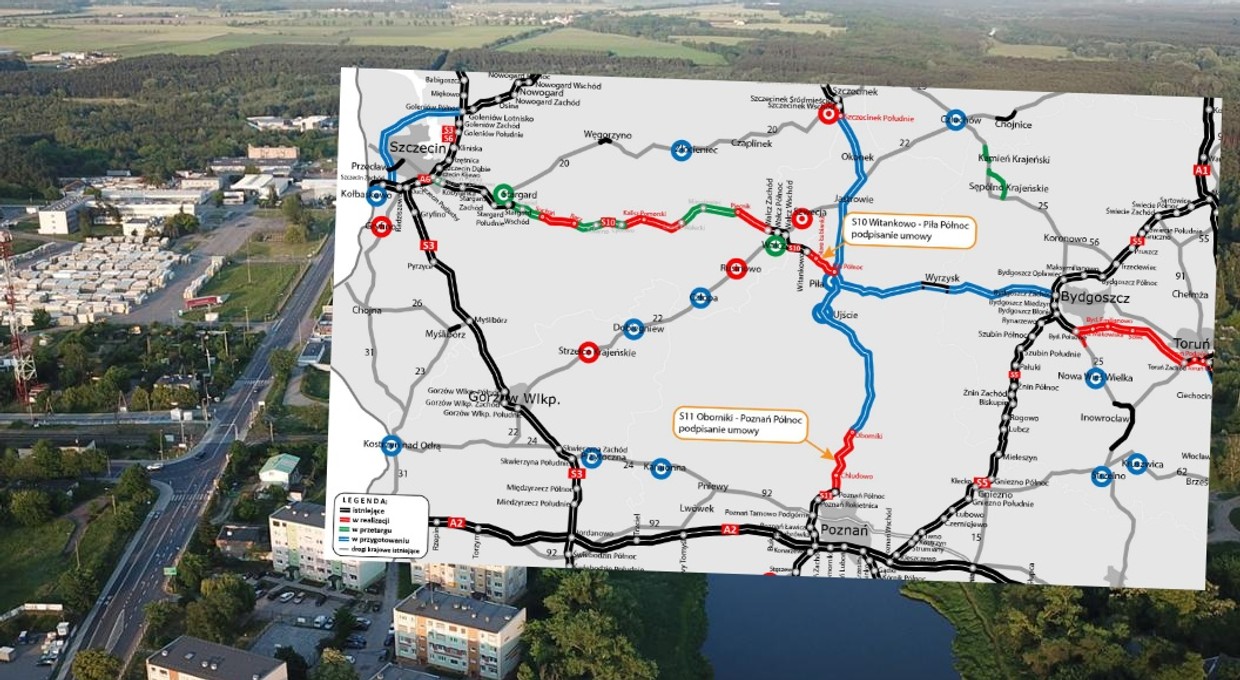 Są umowy na budowę nowych odcinków dróg S10 i S11. Pierwsza z tras przyniesie korzyść setkom tysięcy kierowców